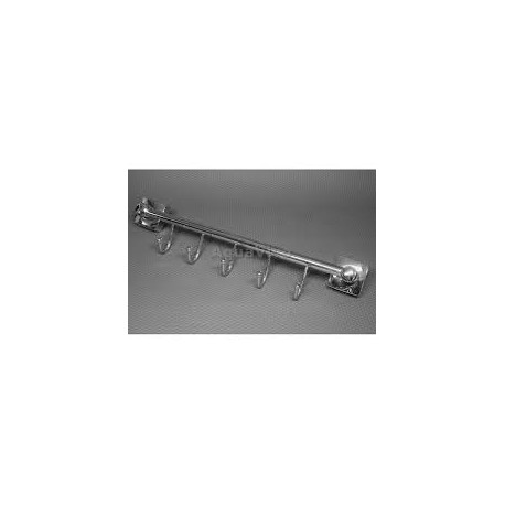 Планка четыре крючка для ванной комнаты FIXSEN KVADRO FX-61305B-4 (ЧЕХИЯ)