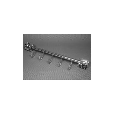 Планка пять крючков для ванной комнаты FIXSEN KVADRO FX-61305B-5 (ЧЕХИЯ)