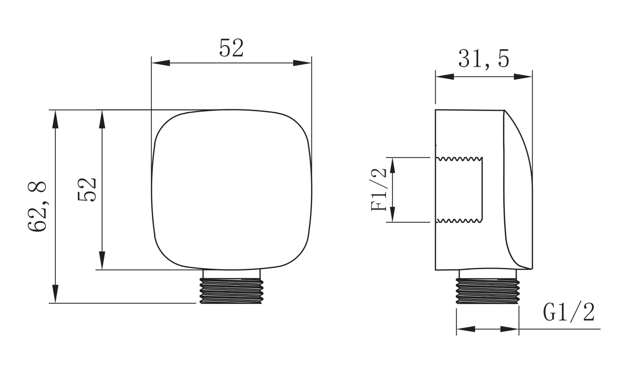 Подключение для душевого шланга LEMARK LM 8085 C