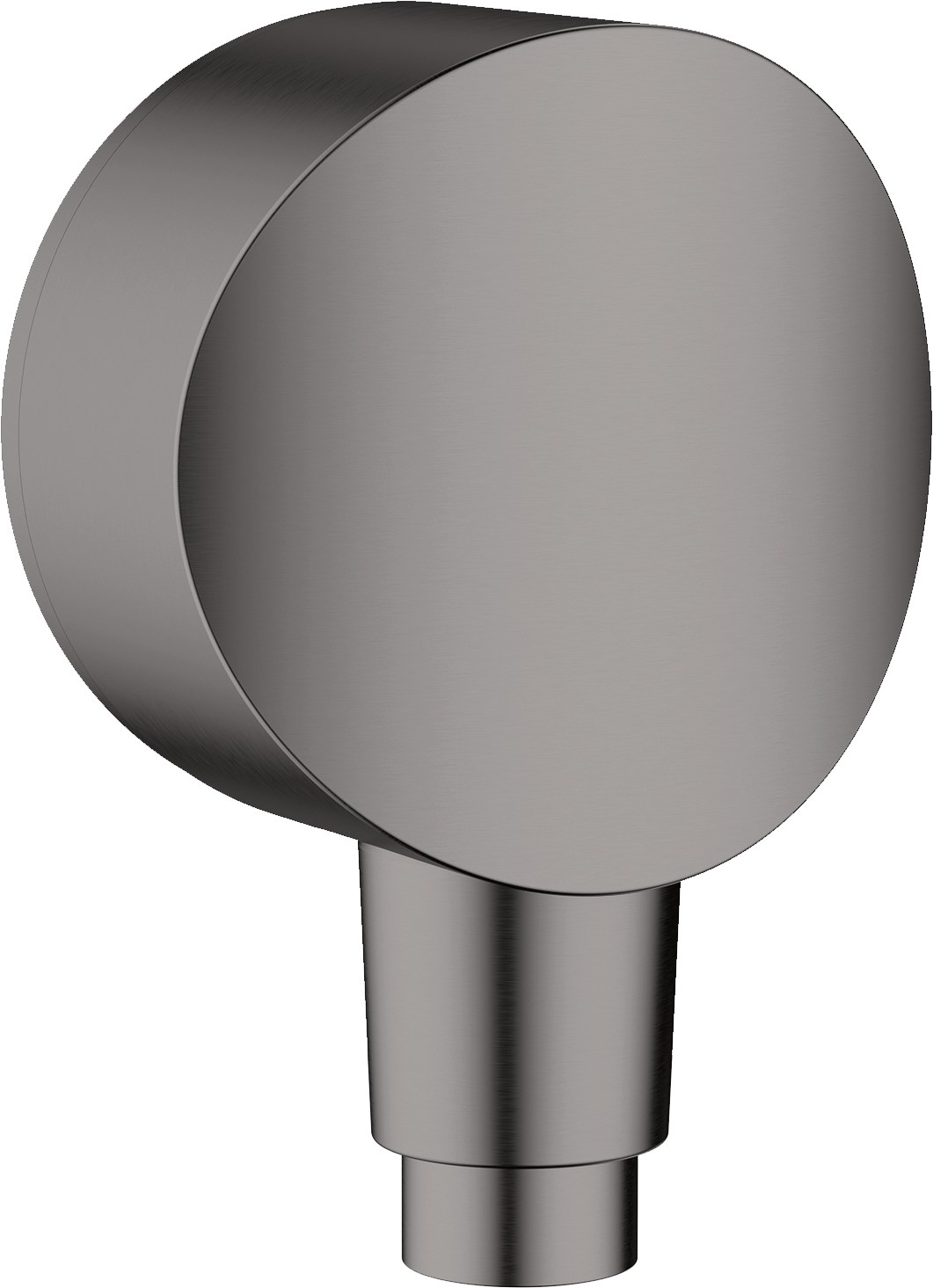 Подключение для душевого шланга, шлифованный черный хром Hansgrohe Fixfit S 26453340
