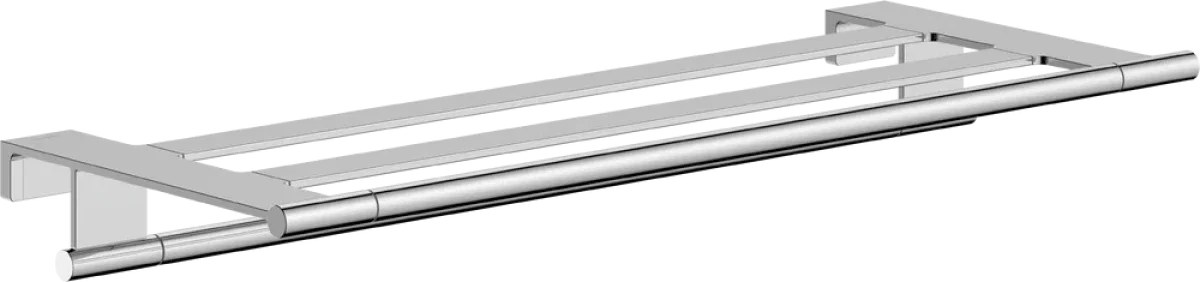 Полка для полотенец 661, с держателем, хром Hansgrohe AddStoris S 41781000