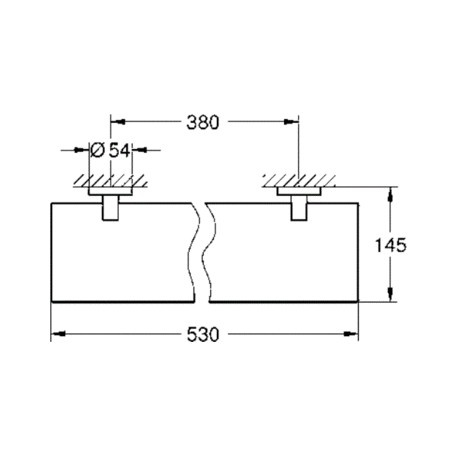Полка для ванной комнаты GROHE 40799001 Essentials