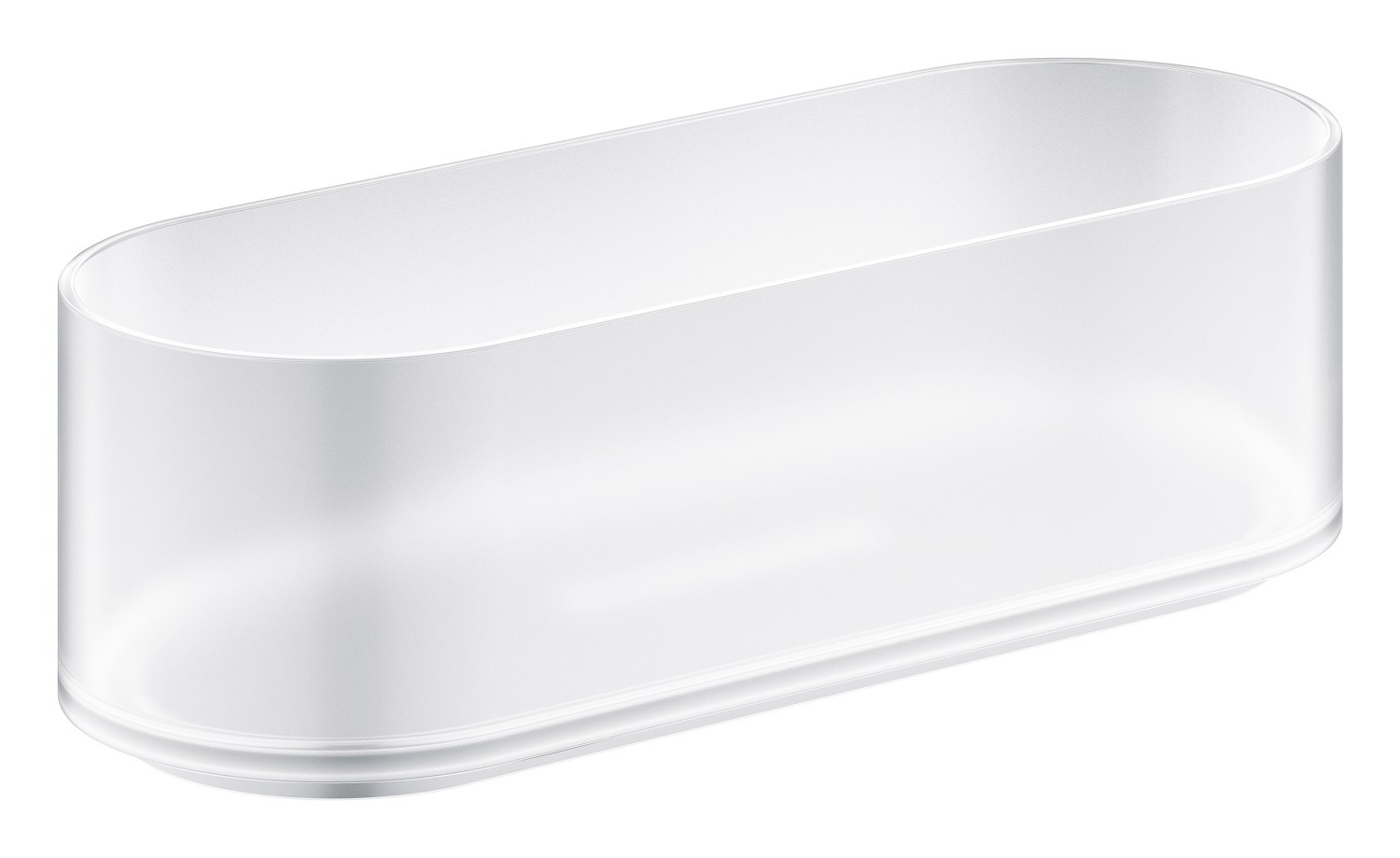 Полочка для душа, без держателя, прозрачный белый Grohe Selection 41037000
