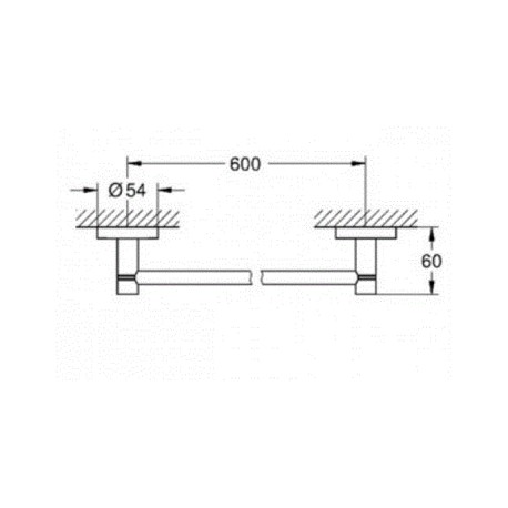 Полотенцедержатель GROHE 40366001 Essentials