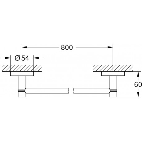 Полотенцедержатель GROHE 40386000 Essentials