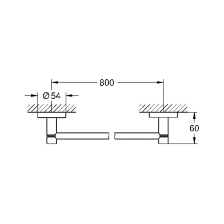 Полотенцедержатель GROHE 40386001 Essentials