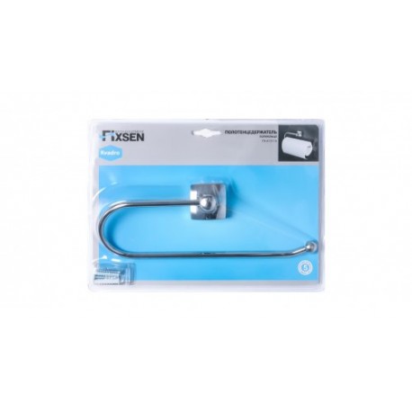 Полотенцедержатель полукольцо FIXSEN KVADRO FX-61311А (ЧЕХИЯ)