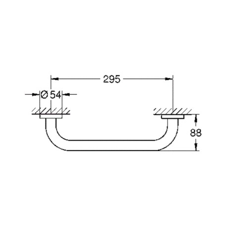 Поручень для ванны GROHE 40421001 Essentials