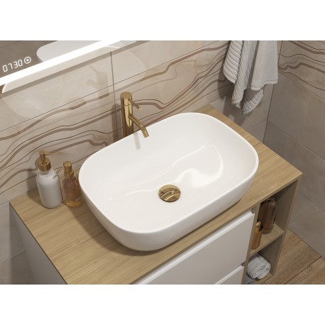 Раковина на столешницу MODUO 50 SQUARE 0 отв.
