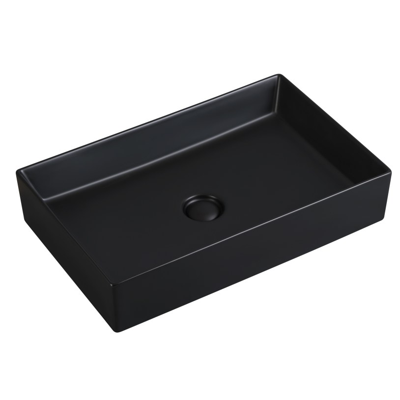 Раковина накладная Minotti Lavello matt black