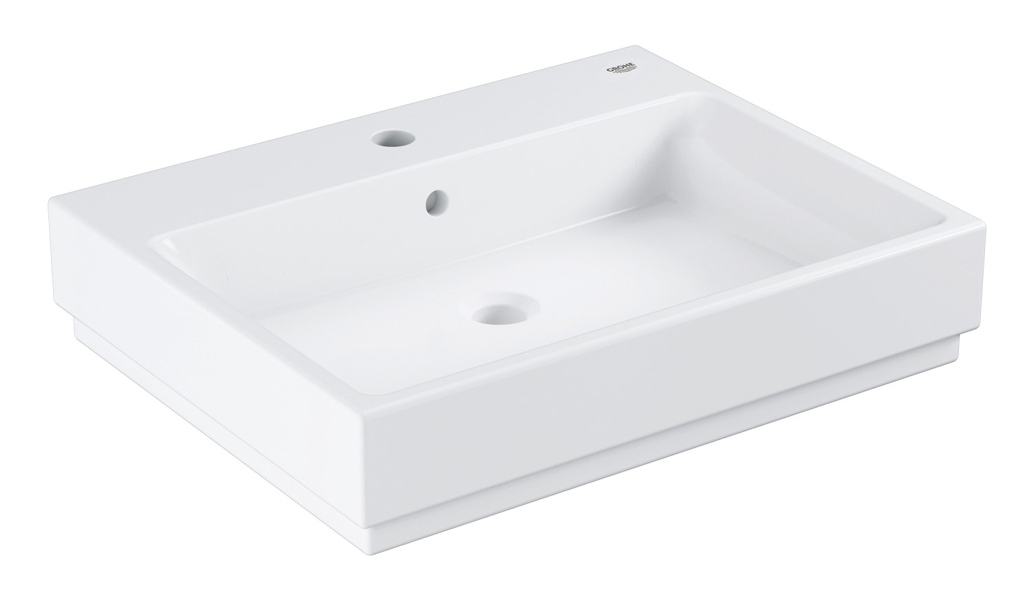 Раковина накладная 60, с переливом, альпин-белый Grohe Cube Ceramic 3947700H