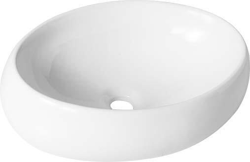 Раковина накладная без перелива GAPPO GT-305 (485mm*340mm*145mm) Овальная
