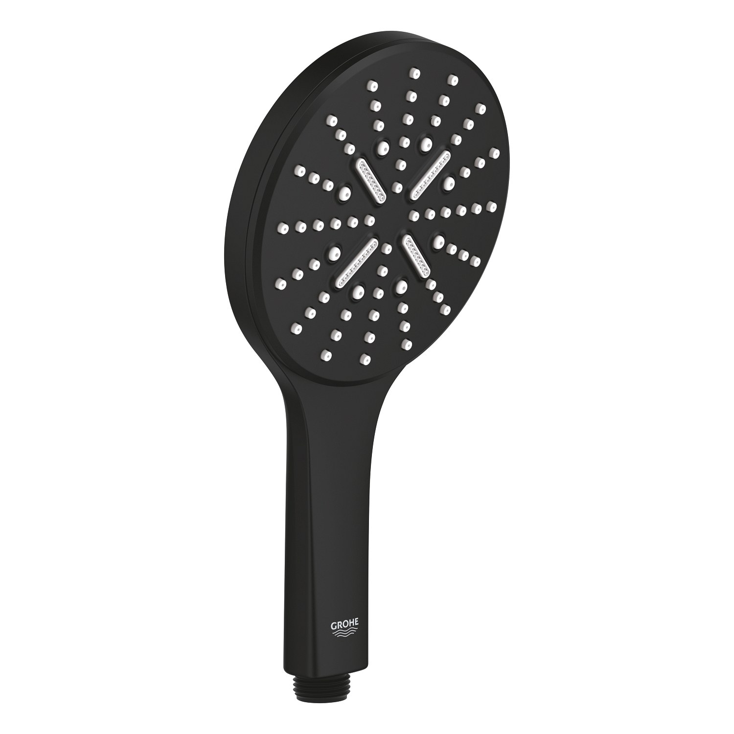 Ручной душ, 3 вида струи, черный Grohe Rainshower SmartActive 130 22127KF0