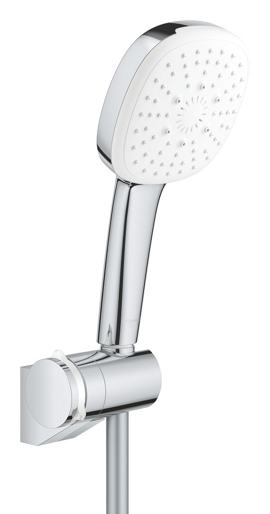 Ручной душ с держателем и шлангом, 3 режима, хром Grohe Tempesta 110 27584003