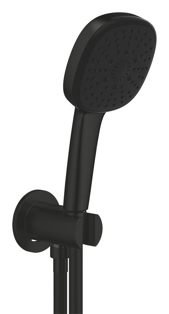 Ручной душ с держателем и шлангом, черный Grohe Tempesta Cube 110 269102433