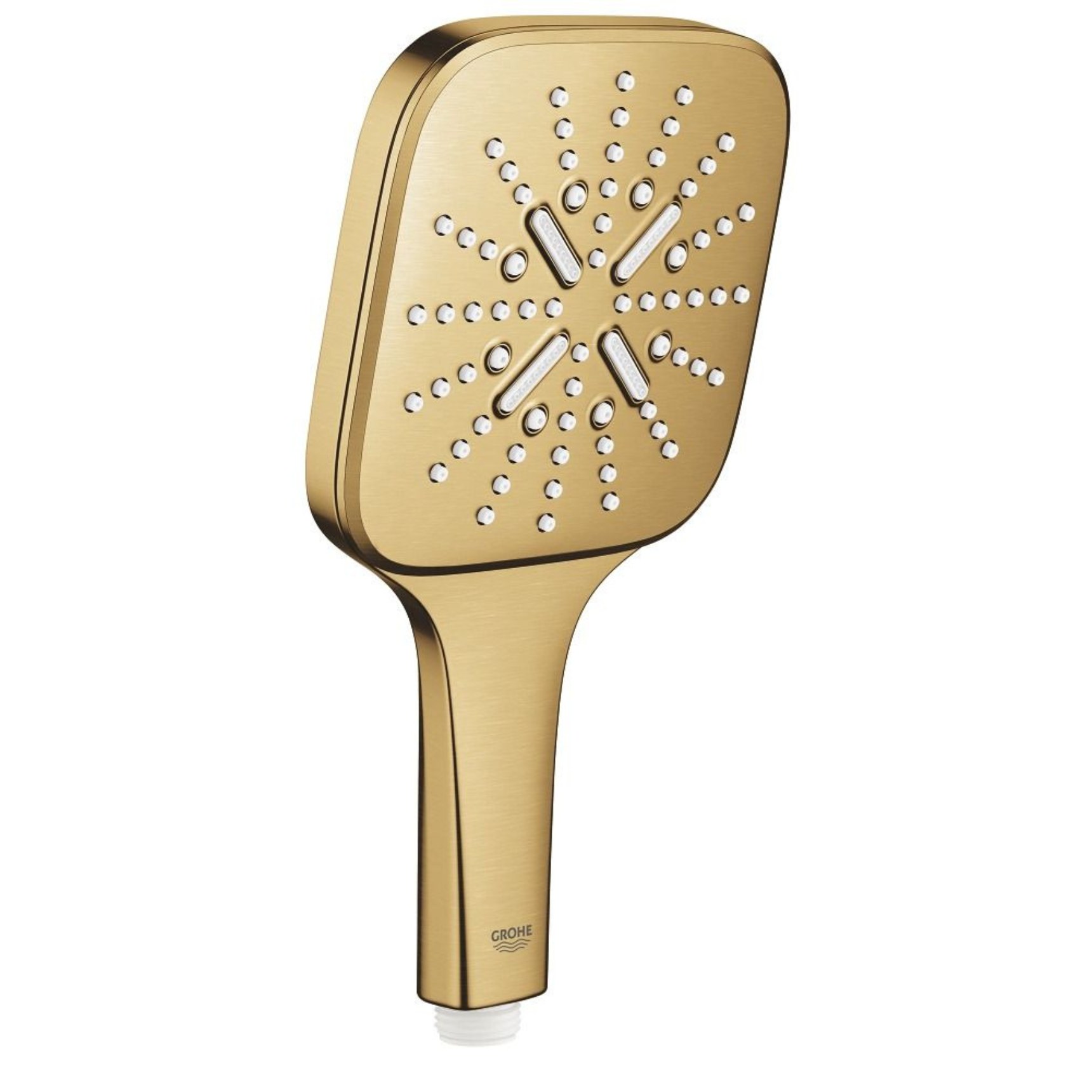 Ручной душ GROHE Rainshower 130 SmartActive Cube, 3 режима струи, холодный рассвет мат 26582GN0