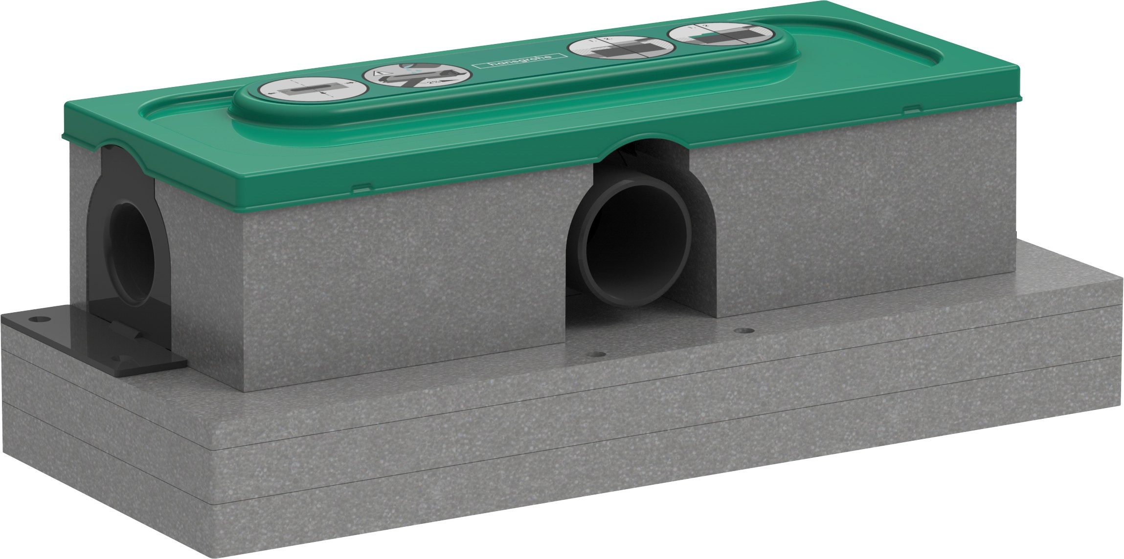 Скрытая монтажная часть для трапа Hansgrohe uBox Universal 01001180