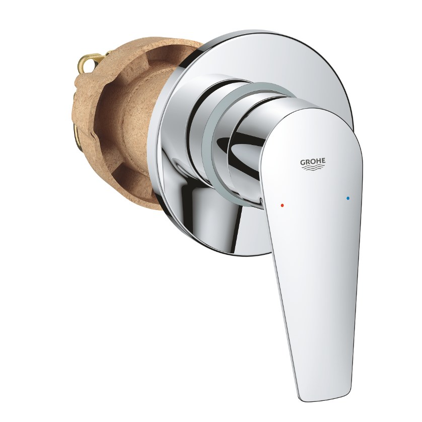 Смеситель для душа скрытого монтажа GROHE BauEdge, готовый комплект, хром 29040001