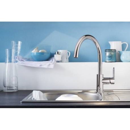 Смеситель для кухни GROHE BauEdge, хром 31367000