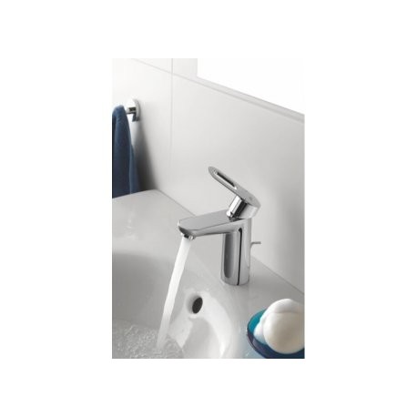 Смеситель для раковины GROHE BauLoop с донным клапаном, хром 23335000