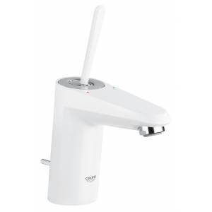 Смеситель для раковины GROHE Eurodisc Joy с донным клапаном, белая луна 23425LS0