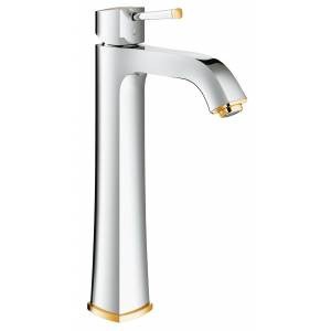 Смеситель для раковины GROHE Grandera XL-size. хром-золото 23313IG0