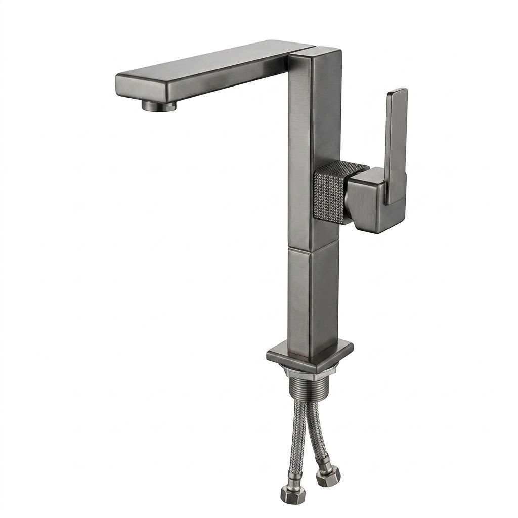 Смеситель для раковины Minotti Alto L-size Gun Metal
