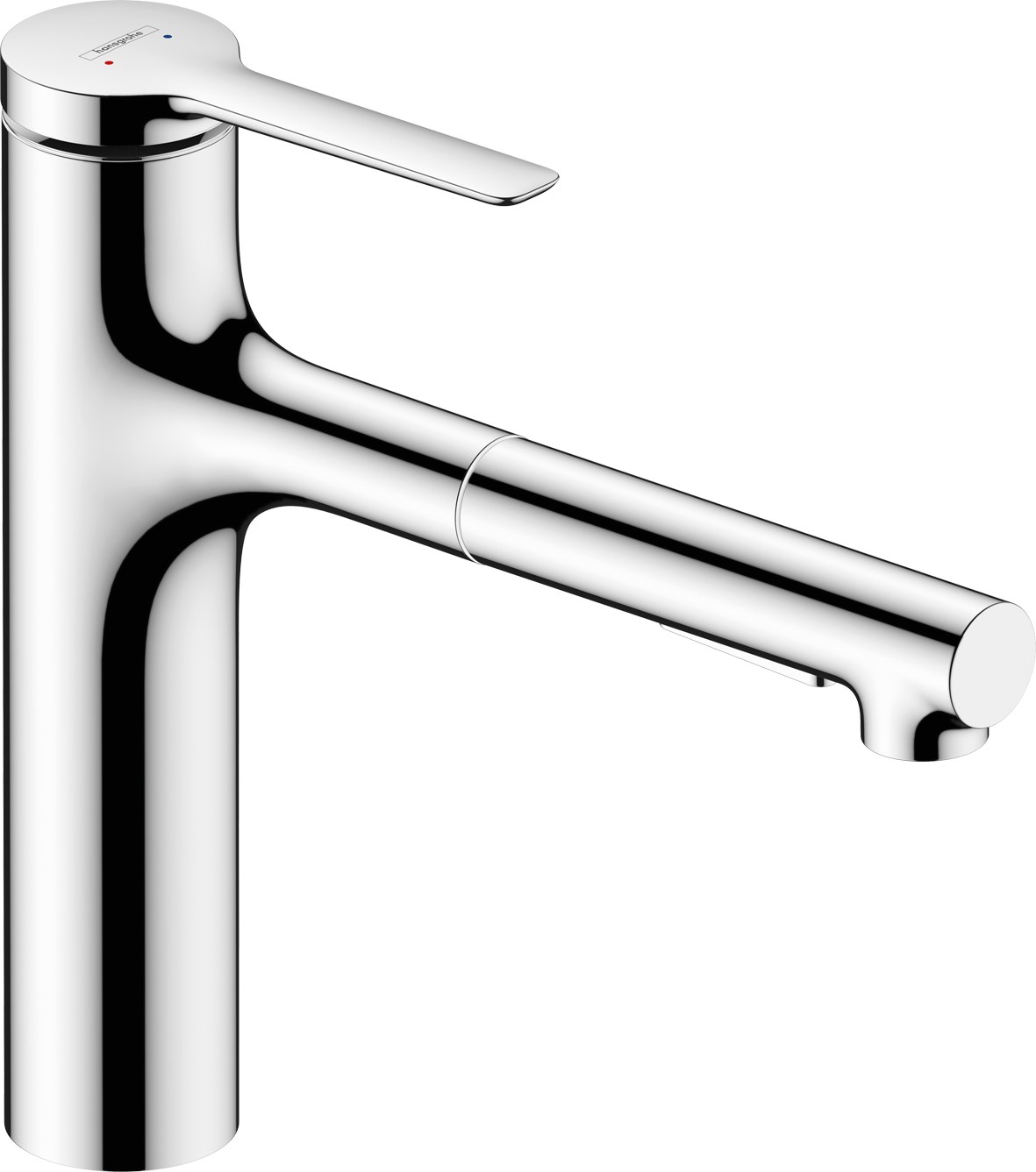 Смеситель для кухни 160, вытяжной излив, хром Hansgrohe Zesis M33 74801000