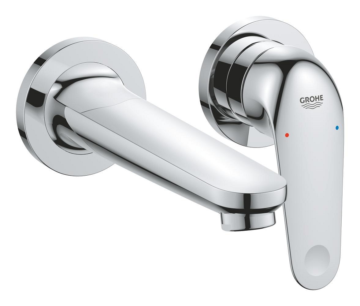 Смеситель для раковины, на 2 отверстия, хром Grohe Euroeco 24274001