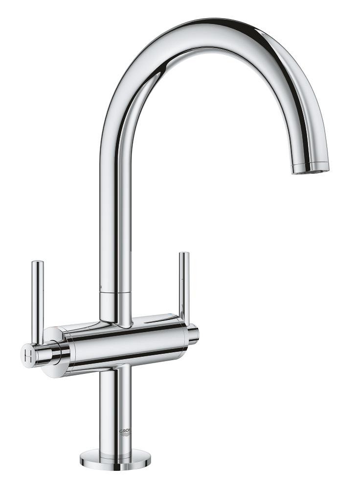 Смеситель для раковины, размер L, двухвентильный, хром Grohe Atrio 21022003