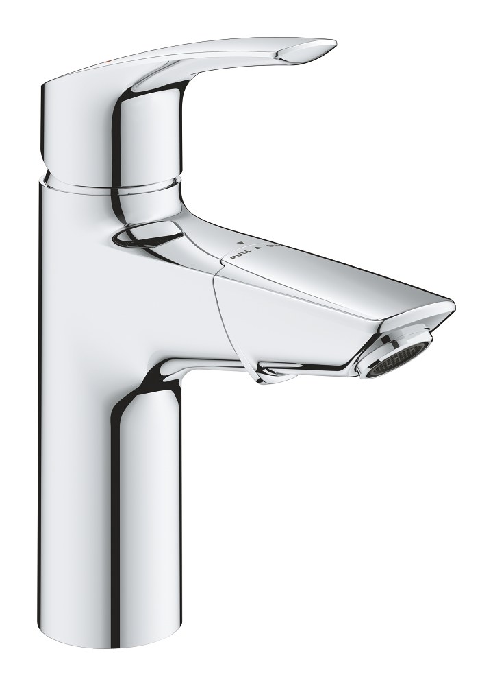 Смеситель для раковины, размер M, выдвижной излив, хром Grohe Eurosmart 23976003