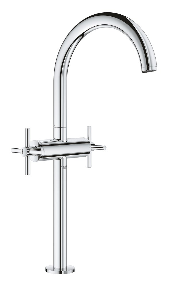 Смеситель для раковины, размер XL, двухвентильный, хром Grohe Atrio 21044003
