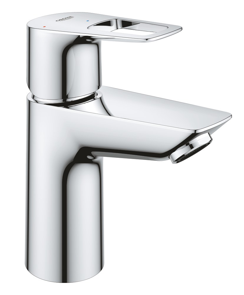 Смеситель для раковины с нажимным донным клапаном, размер S, хром Grohe BauLoop 23883001