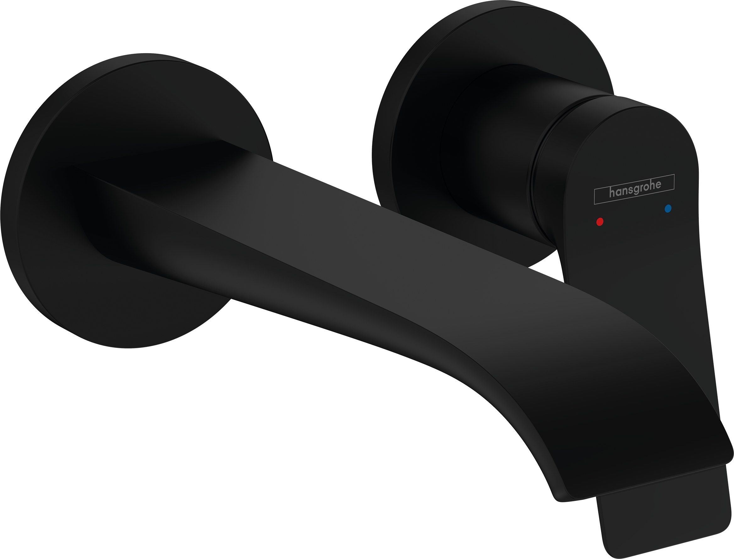 Смеситель для раковины, встраиваемый, черный Hansgrohe Vivenis 75050670