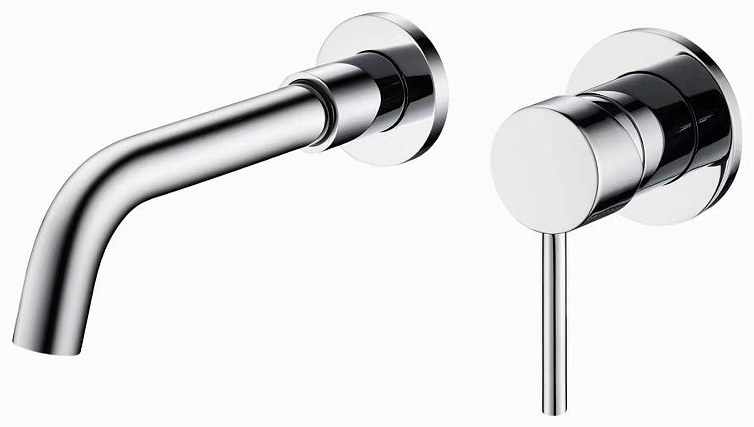 Смеситель для раковины, встраиваемый, на 2 отверстия, хром ESKO SM28Chrome