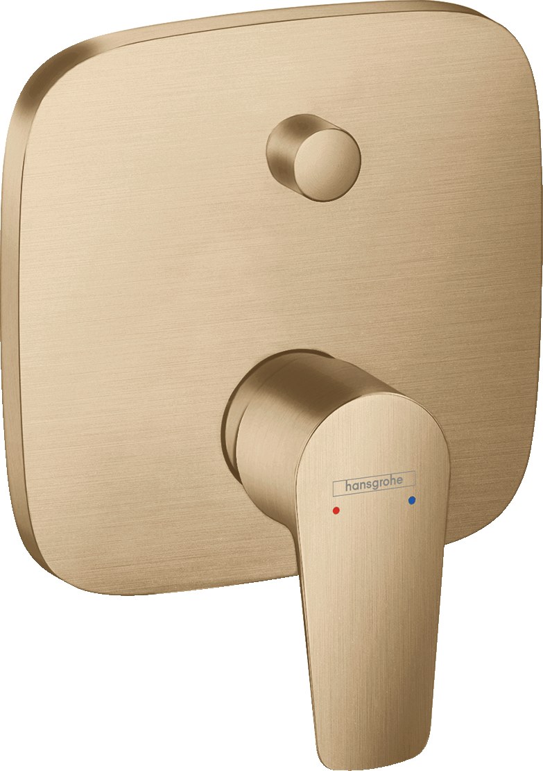 Смеситель для ванны, встраиваемый, бронза Hansgrohe Talis E 71745140