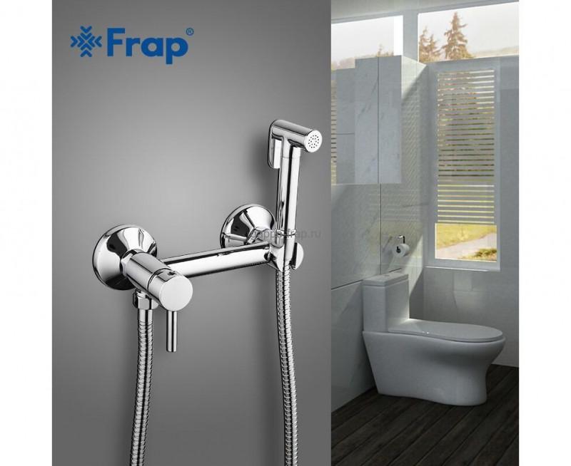 Смеситель Frap с гигиеническим душем F 7503 Хром