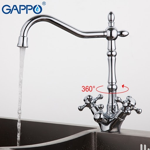 Смеситель GAPPO для кухни с выходом для фильтра G 4398-2 Хром