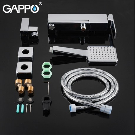 Смеситель GAPPO для ванны короткий излив G 3218 Хром