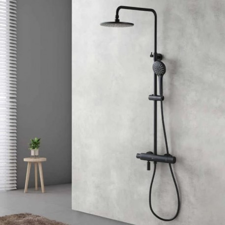 Смеситель Lemark Bronx LM 3772 BL для душа термостатический
