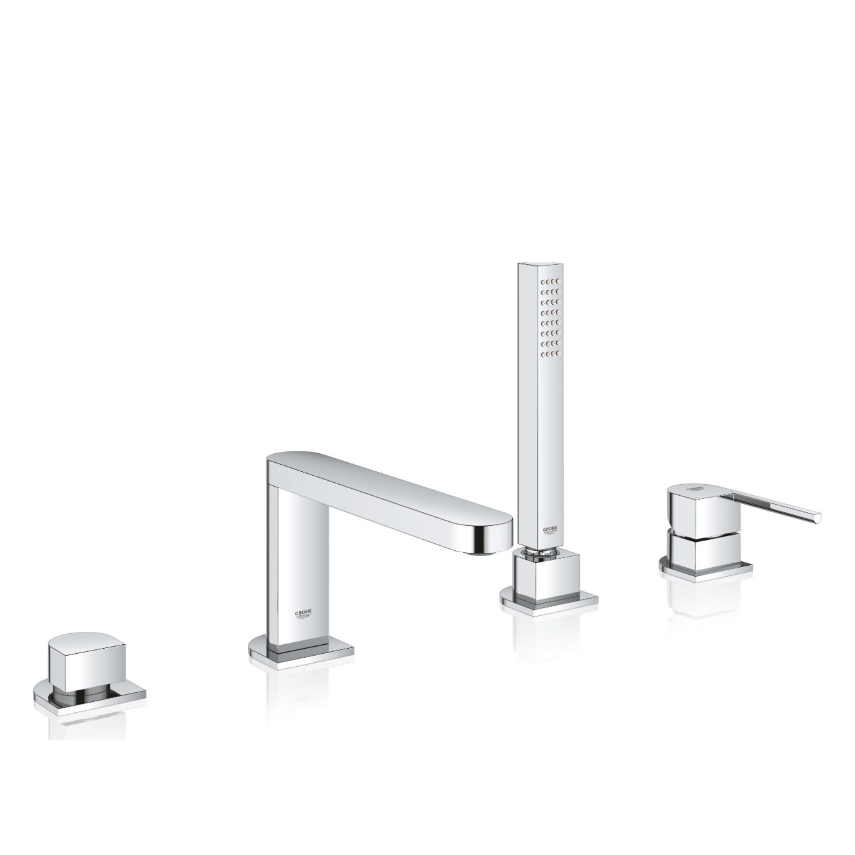 Смеситель на борт ванны на 4 отверстия GROHE Plus, хром 29307003