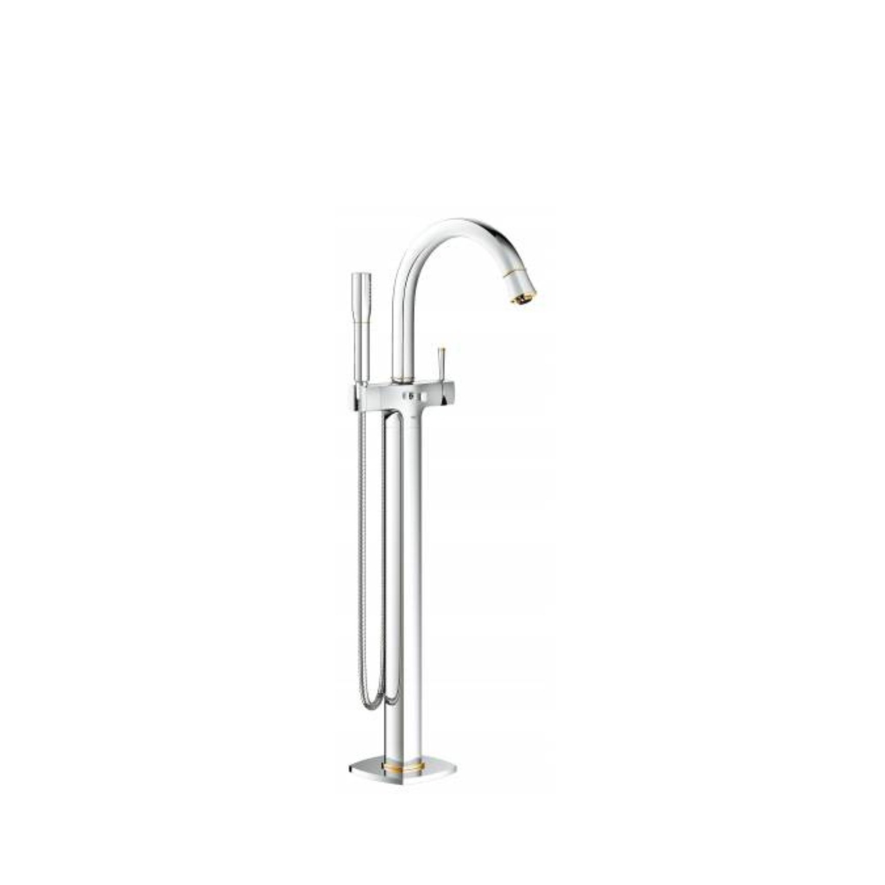 Смеситель напольный для ванны Grohe Grandera (хром/золото) 23318IG0