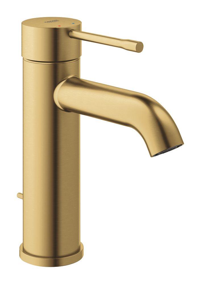 Смеситель однорычажный для раковины GROHE Essence, DN 15, размер S, донный клапан, холодный рассвет, матовый (24171GN1)