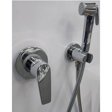 Смеситель с гигиеническим душем Grohe Bau Flow 124900