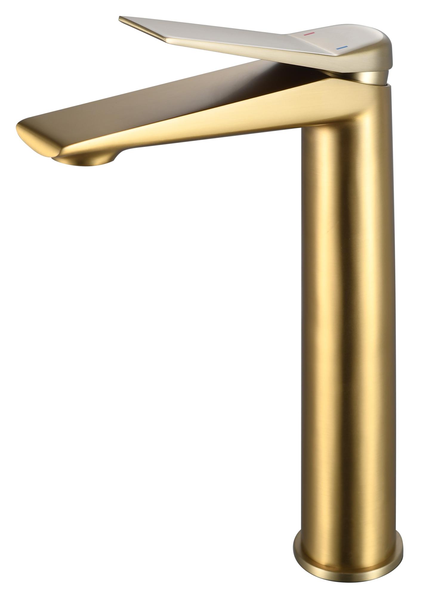 Смеситель "Shanghai Gold" для раковины, высокий, арт. SHA25Gold