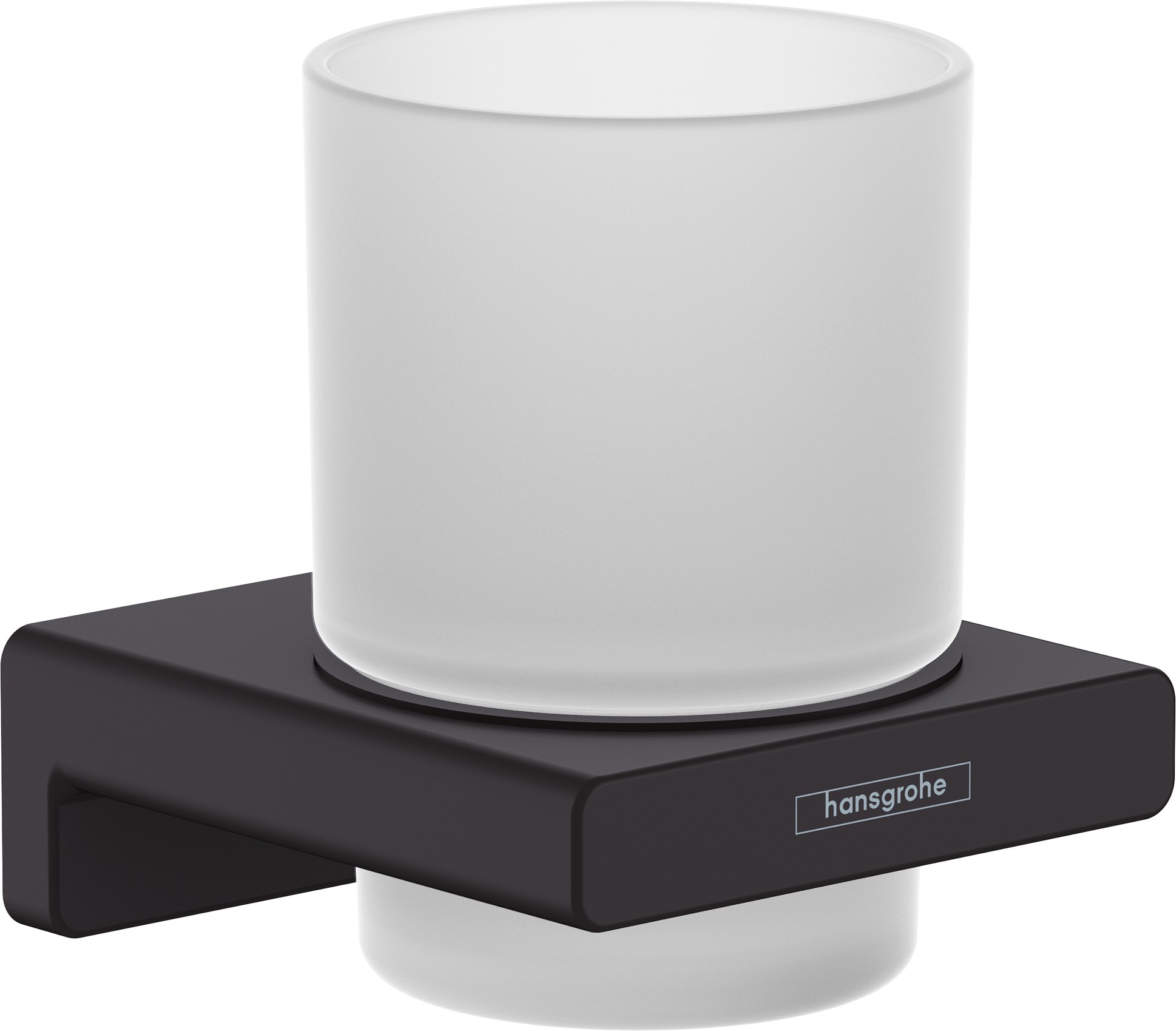 Стакан для зубных щеток с держателем, черный Hansgrohe AddStoris 41749670