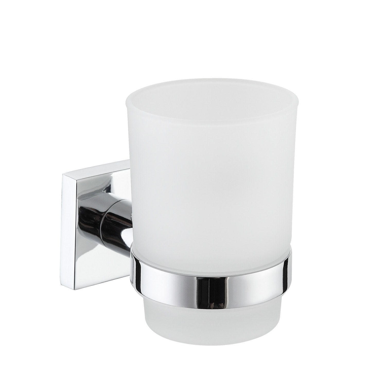 Стакан с держателем MINOTTI chrome Cube