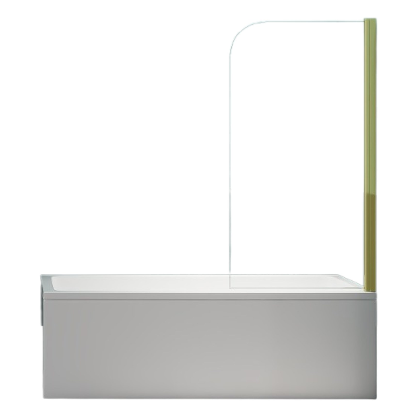 Шторка для ванны Minotti Classic 800 1400 gold