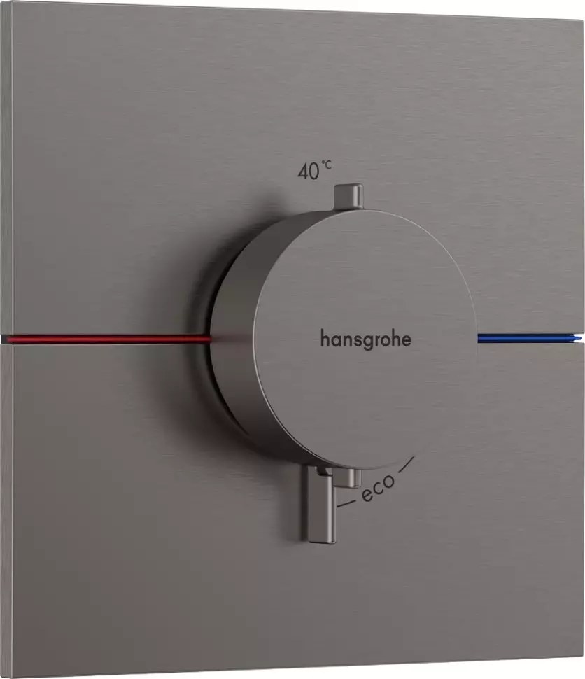 Термостат для душа, встраиваемый, шлиф.черный хром Hansgrohe ShowerSelect Comfort E 15574340