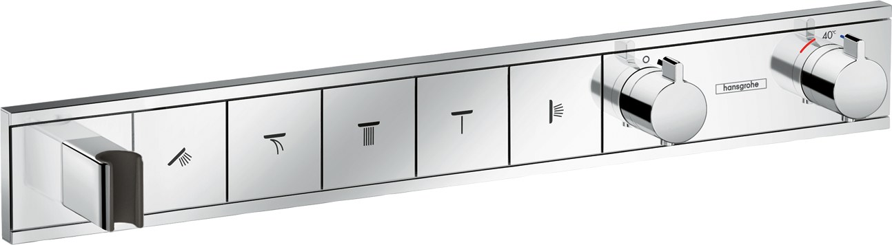Термостат для душа, встраиваемый, для 5 потребителей, хром Hansgrohe RainSelect 15358000
